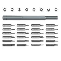 BARAC Juego de puntas magnéticas para atornillador, Destornillador, set de 24 brocas de precisión para DIY, herramientas mini para reparación de teléfono, PC, hogar inteligente, con funda - details 1