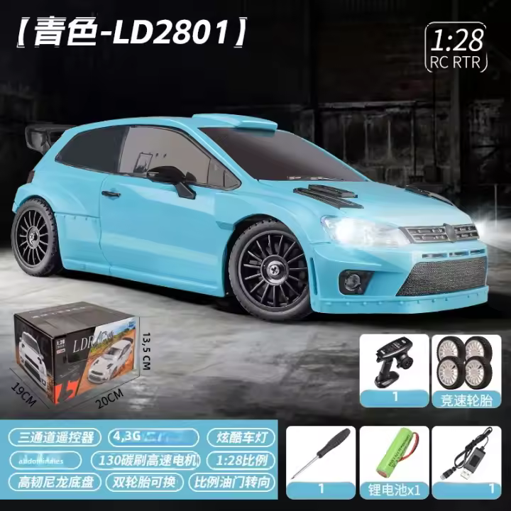 LDRC LD2801 Coche De Control Remoto Cuatro Ruedas Con Desplazamiento POLO Proportión Completa Para Adultos Juguete Para Niños Regalo De Navidad - 1