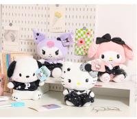 Muñeco De Peluche Sanrio Kawaii Hello Kitty Kuromi Para Niños Y Niñas Compaño De Sueño Diversión Y Confort Material Suave - details 1