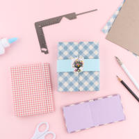 Herramienta De Cubierta De Libro 5-en-1 En Acero Inoxidable Para Marcado De Libros De Scrapbooking Regla Y Guía De Talla Para Cuaderno Y Álbum - details 8
