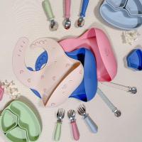 Cubiertos para bebe: Fácil Agarre, Antiasfixia, Acero Inoxidable y Silicona Alimentaria -Althea Living - details 2
