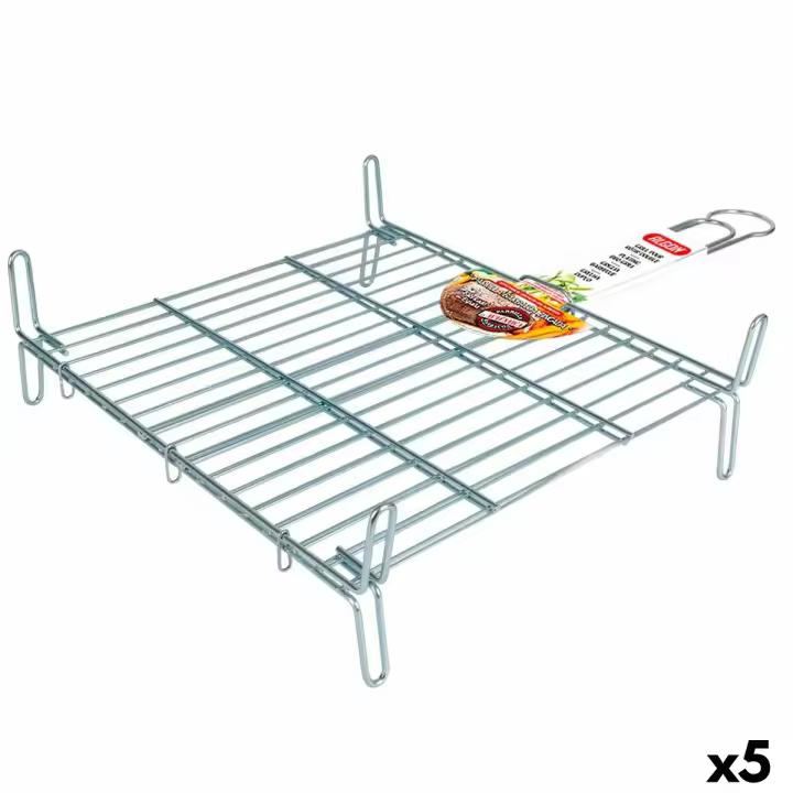 Parrilla Algon   Doble Zincado 40 x 40 cm (5 Unidades) - 1