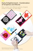 Libros De Tela Suave Para Bebé Con Sonido De Raspadura Libros Quietos Para Infantes Juguetes Educativos De Aprendizaje Temprano Para Recién Nacidos Hasta 12 Meses Juguete De Rattler Para Regalos Para Bebés - details 2