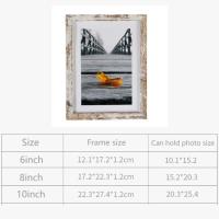 Marco De Fotos De Madera Para Colgar En La Pared 10X15 15X20 20X25cm Marco De Imagen A4 Soporte Para Decoración De Fotos Regalo Commemorative - details 1
