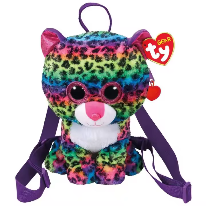 Mochila de peluche DOTTY - Perrito multicolor - Unisex - TY GEAR - 1