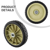 Rueda De Jardín 19.5cm Reemplazo De Alta Calidad Para Motosierra Frontal Con Trazado Suave Para Mowers De Mano Eficiente - details 1