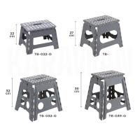 Taburete Plegable Plástico - Resistente y Portátil - Karawan. - details 1