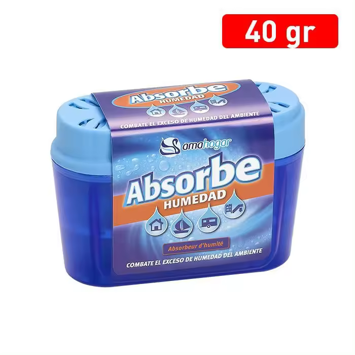 Desumidificador Antihumedad Absorbe Humedad 40 g para Cocina, Armarios, Coche, Trasteros, Baños - 1