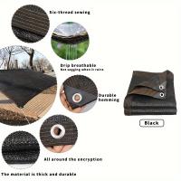 Red De Sombra Negra Fácil De Instalar Para Balcones Patios Y Piscinas Toldos anti-UV Para Invernaderos Y Redes De Sombra - details 4