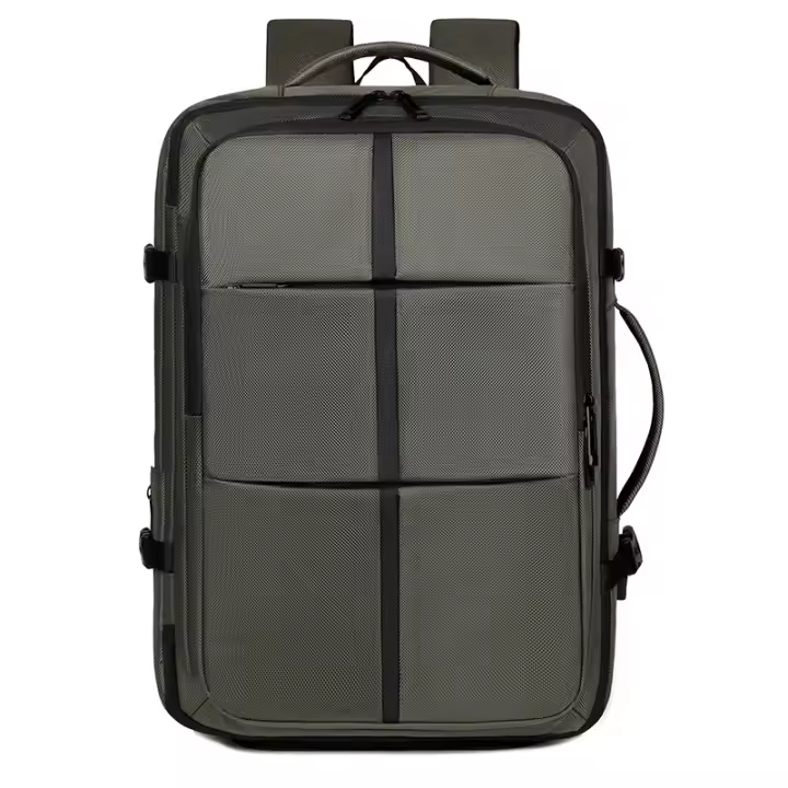 Mochila de Viaje Cabina Avion, Expandible, Grande, Adecuado tanto para hombres como para mujeres, Con puerto de carga USB - 1