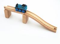 Accesorios De Pista De Tren De Madera Compatible Con Todas Las Marcas De Trenes Pista De Ferrocarril De Madera Para Juegos Educativos Para Niños Aged 4-6 - details 7