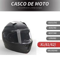 HOMCOM Casco de Moto Integral Talla XL-61-62 cm Casco de Motocicleta con Doble Visera Cabezal Anticolisión y Ventilaciones con Certificación Europea Unisex Color Negro - details 3