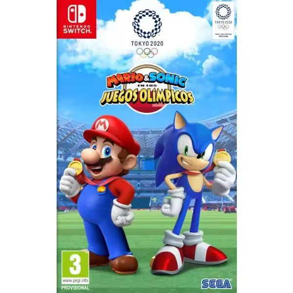 Mario & Sonic Juegos Olimpicos Tokyo 2020 Nintendo Switch PAL España Nuevo Precintado Envio en menos de 24 horas - 1
