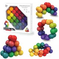 Juguete Educativo Para Niños Juego De Puzzle 3D Colorido DIY Fomenta La Creatividad Y El Desarrollo Cerebral Juguetes Educativos Para Niños - details 5