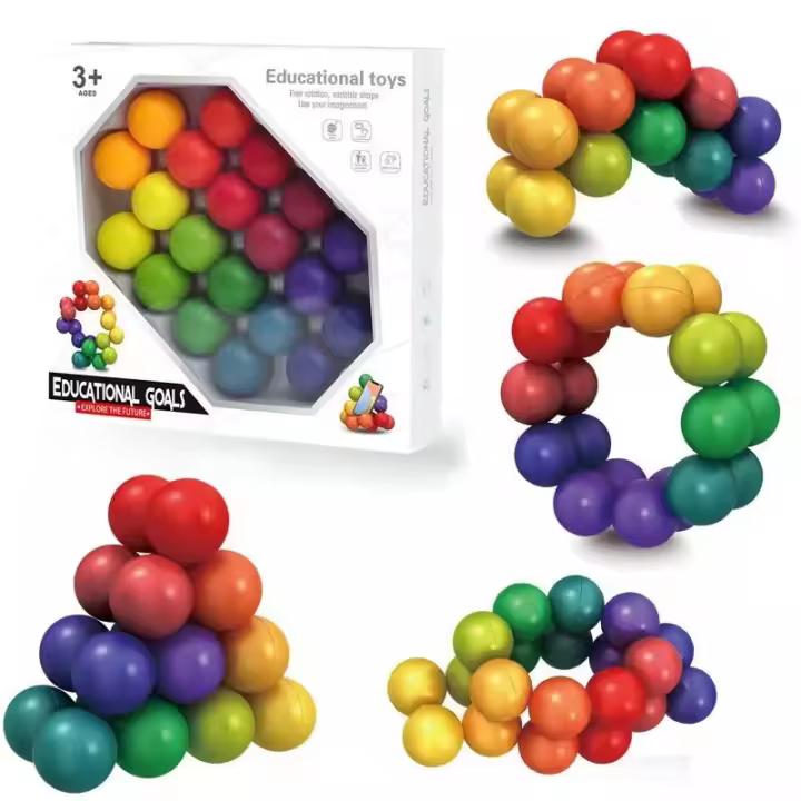 Juguete Educativo Para Niños Juego De Puzzle 3D Colorido DIY Fomenta La Creatividad Y El Desarrollo Cerebral Juguetes Educativos Para Niños - 1