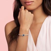 Pulsera Pandora with Cuentos en Azul intense brilliant y Charm Moments - Joyas para Mujer-Fabricada en Plata de Legislación - details 0