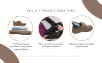 Zapatos Gold Care Adultos Calzado Híbrido Formal y Deportivo Suela Antideslizante Plantilla Viscoelástica Especial para Pies Sensibles y Diabéticos - details 2