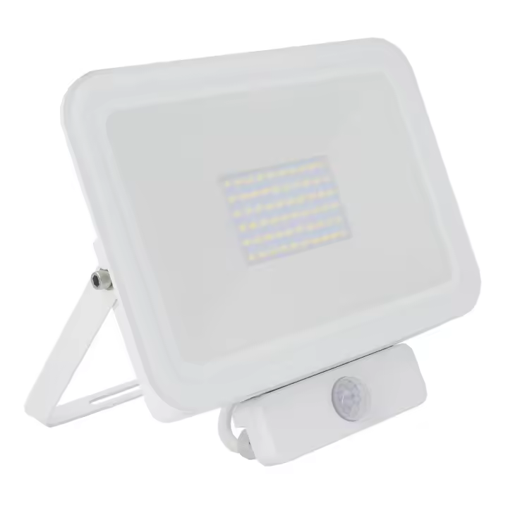 Ledkia Foco Proyector LED 50W 120 lm/W IP65 Slim con Detector de Movimiento PIR 4500K Blanco Neutro - 1