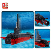 Bloques De Construcción DIY Creativo Serie Militar Submarino Modelo De Submarino Nuclear Para Jóvenes Y Adultos - details 3