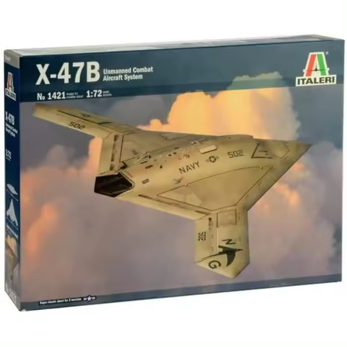 Italeri 1421 - Maqueta avión de combate X47B. Escala 1/72 - 1