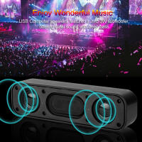Barra De Sonido USB HK-5008 Con Dos Subwoofer Para Computadora TV Y Laptop Altavoz De Escritorio Con Control Remoto Y Función De Reproducción De Música - details 6