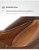 Zapatos Casuales De Negocios 2024 De Alta Calidad Y Comodidad Con Absorción De Choque Antideslizante Y Amigables Con La Piel Para Hombres Y Mujeres - details 13