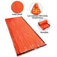 Bolsa De Sueño De Sobrevivencia Portátil Impermeable Para Camping Al Aire Libre Equipo De Seguridad Primera Ayuda Rescate Mylar Aislante De Térmica - details 4