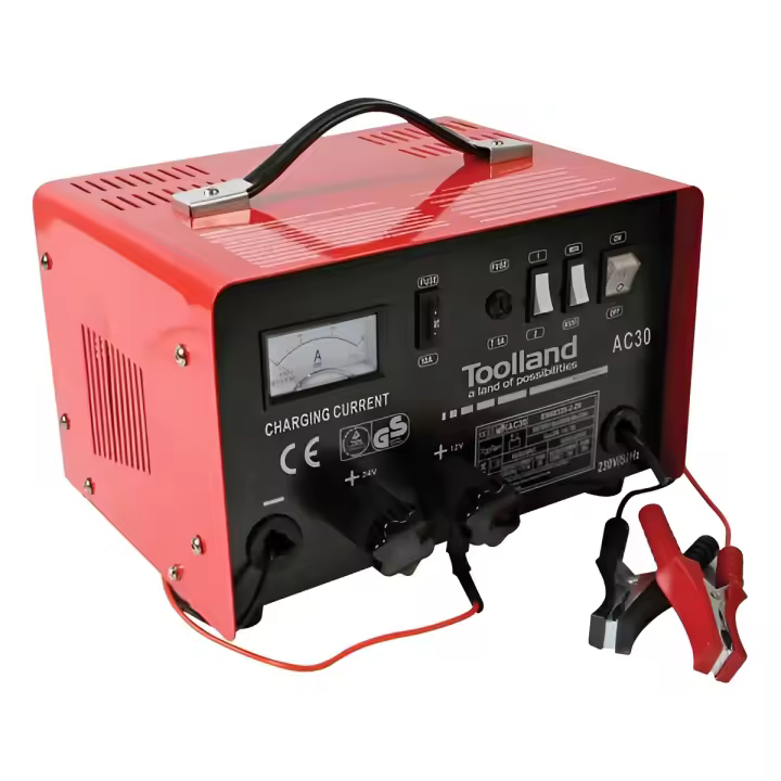 Toolland Cargador de Baterías Portátil con Protección de Sobrecarga - 1