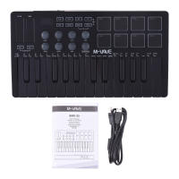 Teclado MIDI Controlador 25 Teclas Recargable Machine Maker De Pads De Toque RGB Con Engranajes Asignables Y Botones RGB Para Electrónica De Música - details 0