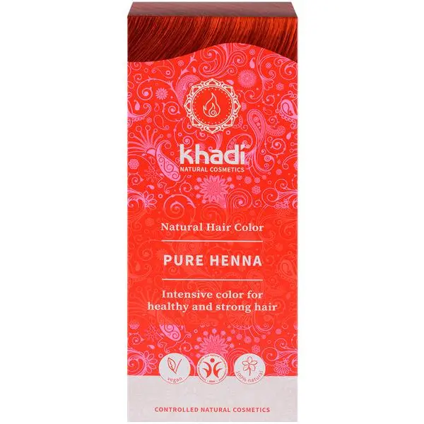 Henna Natural 100% Pura Rojo 100 G - 1
