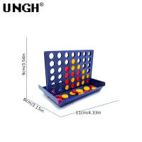 Juego De Tablero Educativo UNGH Four in a Row Bingo Chess Clásico Para Familia Divertido Juguete Para Niños Y Jóvenes Entretención - details 5