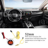 Gauge De Temperatura De Agua 52mm Para Coche Con Sensor Y Alarma Muestra Digital LED 9-36V Medidor De Temperatura De Agua - details 5