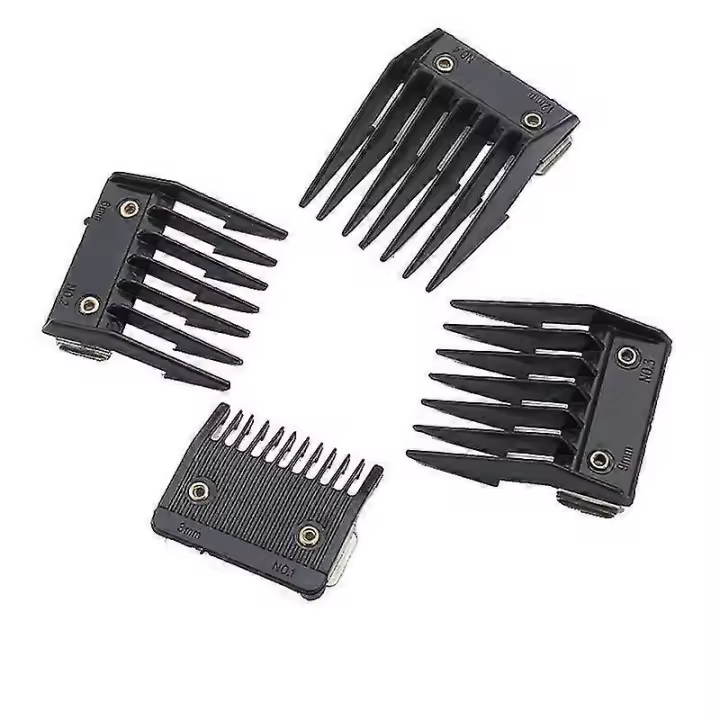 4 Conjunto de Peine de fijación para Wahl with Guía de Corte de metal with respaldo 3mm 6mm 9mm 12mm - 1