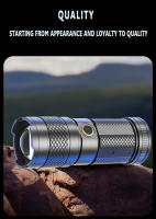 Linterna LED Potente Para Camping Con Zoom Telescópico Y Luz De Inundación COB Material ABS Y Plástico Modos De Iluminación Múltiples - details 13