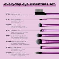 Juego de 8 pinceles para maquillaje de ojos de uso Diario: delineador, Sombra de ojos, Cejas y pestañas. - details 1