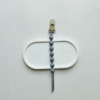 Cadena De Chupete Para Bebé Con Clip De Seguridad Integrado Juguete De Mordedor De Silicona Regalo Para Bebé Accesorio De Lactancia - details 10