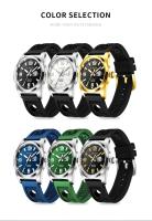 Reloj Deportivo De Silicona Para Hombre LIGE Marca Reloj Militar De Cuarzo Cronógrafo Reloj Masculino Resistente Al Choque Y Luz - details 10