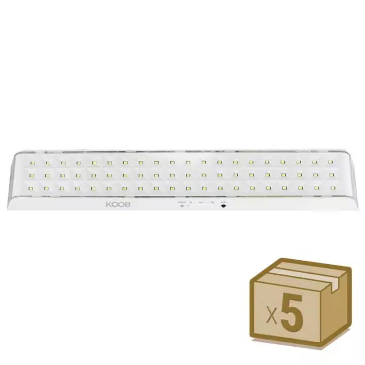 LEDBOX Pack 5 x Luz de emergencia Led EMERLUX F715, No permanente, Blanco frío. Iluminación interior LED, Luces de emergencia led - 1