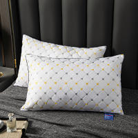Almohada Ajustable De Algodón Para Hoteles Estilo Hotel Suave Y Transpirable 3D Soporte Cervical Para Dormitorios Y Hoteles 18.9x29.13In - details 2