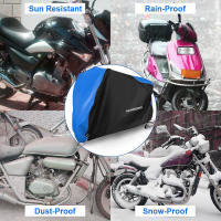 Cubierta Impermeable Para Motocicleta Protectora Contra Polvo Raining Nieve UV Para Scooter Tamaño M L XL XXL XXXL Material 190T Poliéster Taffeta Antiuv - details 12