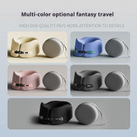 Cojín De Viaje En Forma De U De Memoria Esponja Soporte Ergonómico Para Cuello Almohada De Siesta Oficina Coche Avión - details 3