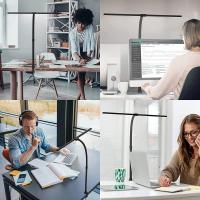 Lámpara De Escritorio LED Doble 24W Con Control Remoto Y 5 Niveles De Brillo Y Modos De Iluminación JGT Moderna Para EU/US/UK - details 9