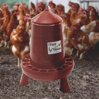 FINCA CASAREJO Comedero con Patas para Gallinas Tolva Happy Chickens - Sistema Antidespilfarro - details 3