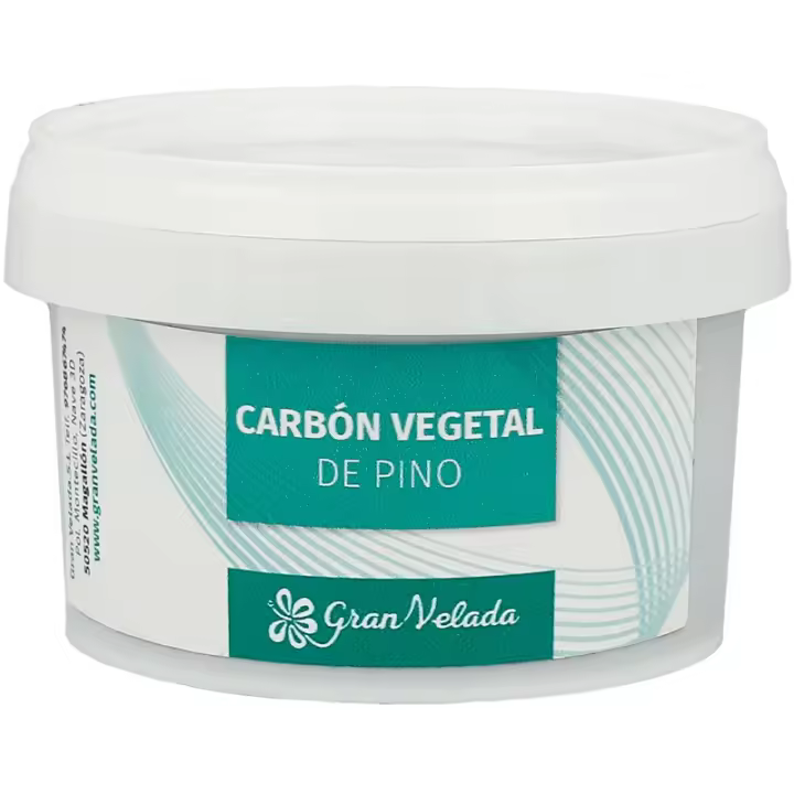Carbon vegetal de pino en polvo, 100% natural, ideal para incienso artesanal. Obtén un carbón fibroso y esponjoso. Venta a granel en Gran Velada. - 1