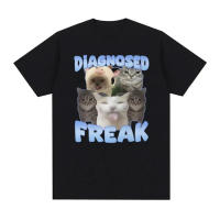 Camiseta Gráfica De Gato Divertido Para Hombres Y Mujeres Algodón 100% Manga Corta Estilo Casual Impresión De Gato Activo - details 8