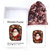 Rompecabezas 3D De Madera Dificultad Alta De Santa Claus Personalizado Juguete Educativo Para Niños Y Adultos Regalo Familiar Interactivo - details 4