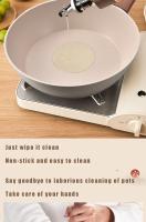 Sartén Antiadherente Para Estofado Y Panqueques Apto Para Inducción Y Fogón De Gas Cocina Ecológica De Acero Inoxidable 28cm - details 7