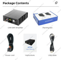 Amplificador DSP Para Coche 4*80W Compatible Con Radio Android General Motors Ajuste EQ APP USB Música Inalámbrica AUX/RCA Entrada Soporte EQ Por APP - details 17