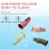 Cepillo De Dientes Para Perros Y Gatos De Silicona No Tóxica Super Suave Para Limpieza De Los Dientes Y Eliminación Del Aliento Malo Herramienta De Limpieza Para Mascotas - details 6
