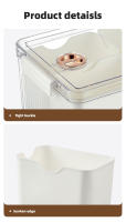 Caja De Almacenamiento Para Condimentos 8 En 1 Juego De Botellas De Especias Organizador De Cocina Contenedor Moderno De Acrílico - details 9